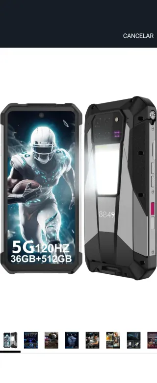 Móvil Unihertz 8849 Tank 3 Pro