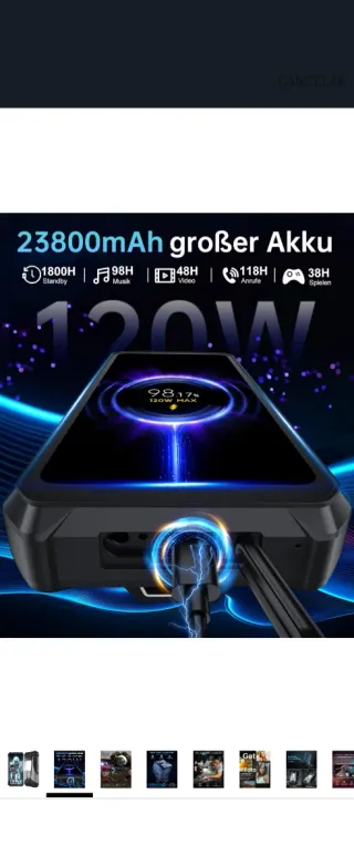 Móvil Unihertz 8849 Tank 3 Pro