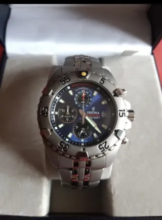 Reloj Festina Hombre Azul/Plata