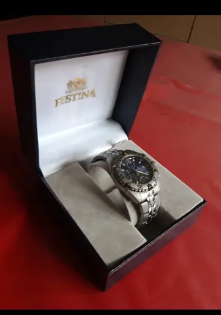 Reloj Festina Hombre Azul/Plata