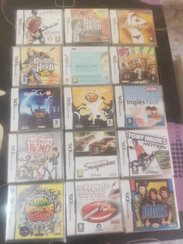 Lote Juegos consola Nintendo DS