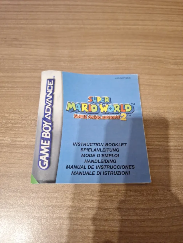 Manuale Super Mario World GBA
