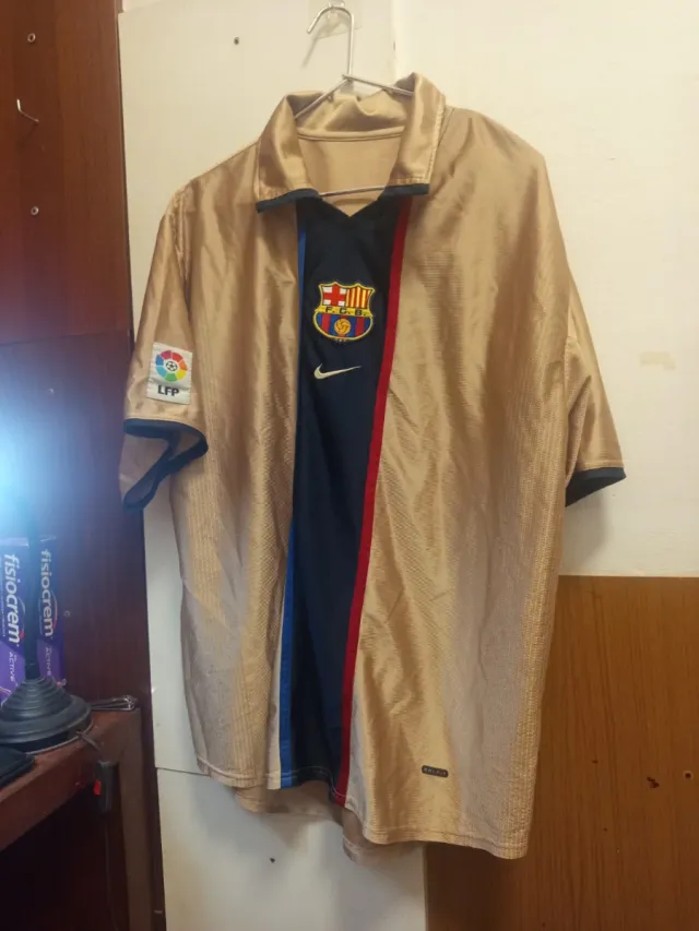 Camiseta Nike FC Barcelona Dorada