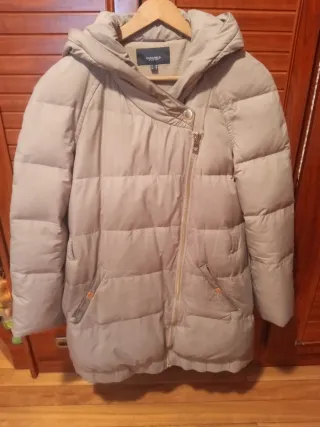 Chaqueta mujer plumas Caramelo Talla S