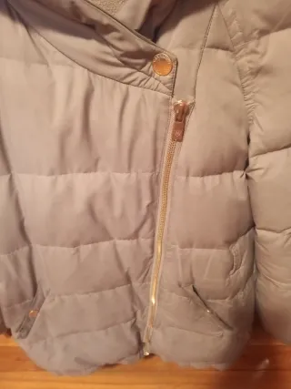 Chaqueta mujer plumas Caramelo Talla S