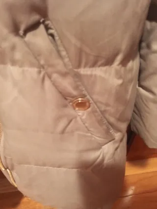 Chaqueta mujer plumas Caramelo Talla S