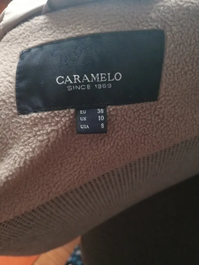 Chaqueta mujer plumas Caramelo Talla S