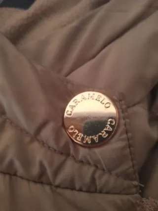 Chaqueta mujer plumas Caramelo Talla S