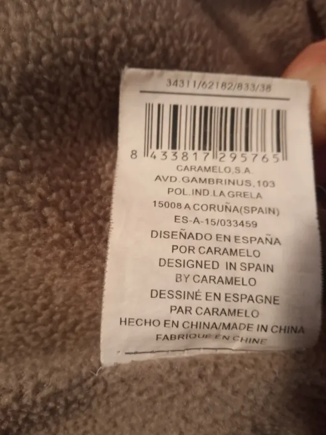 Chaqueta mujer plumas Caramelo Talla S