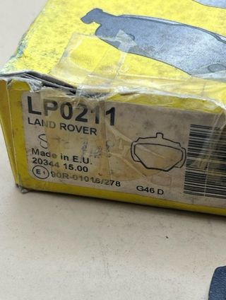 Jgo. Pastillas freno Range Rover V8 classic LP0211