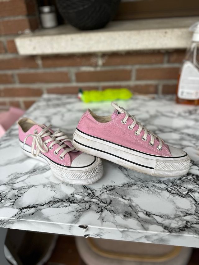Converse Plataforma Rosa Talla 36