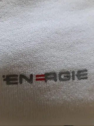 Felpa Energi bianca e rossa