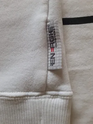 Felpa Energi bianca e rossa