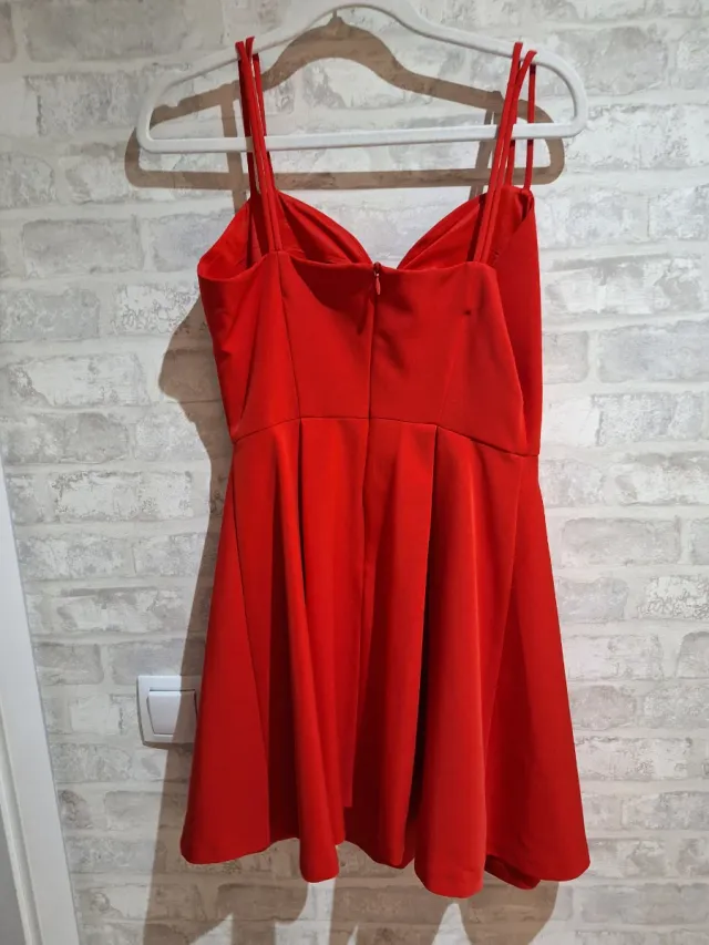 Vestido corto rojo