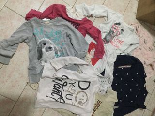 10 pz Bimba Felpe e T-shirt