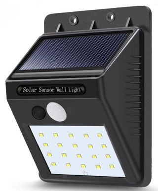 Lámpara para exterior con panel solar