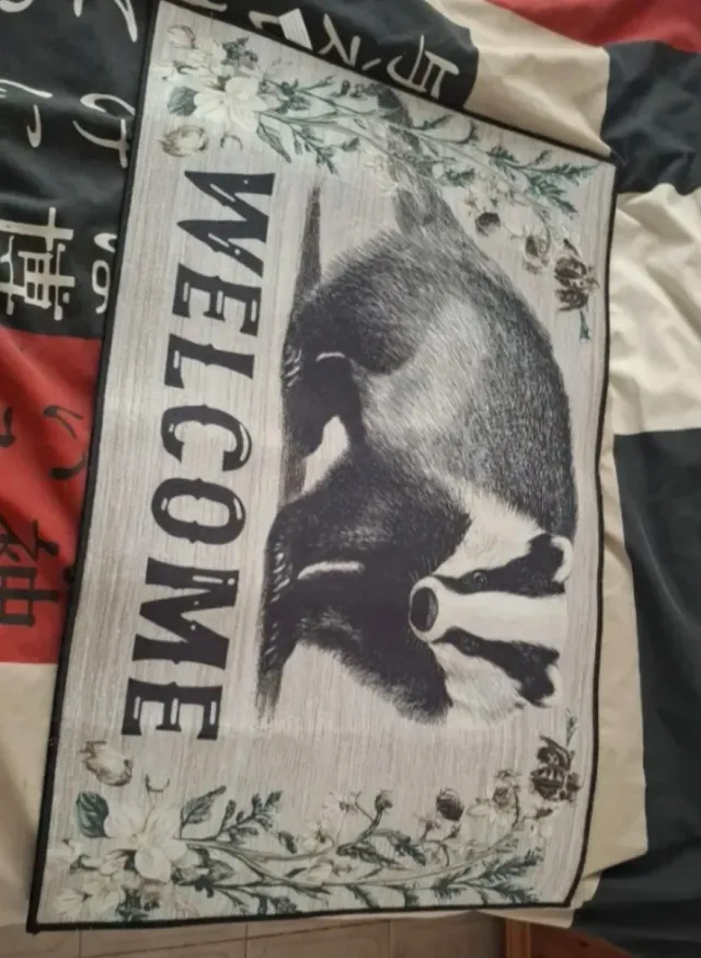 Alfombra Welcome Tejón Tela