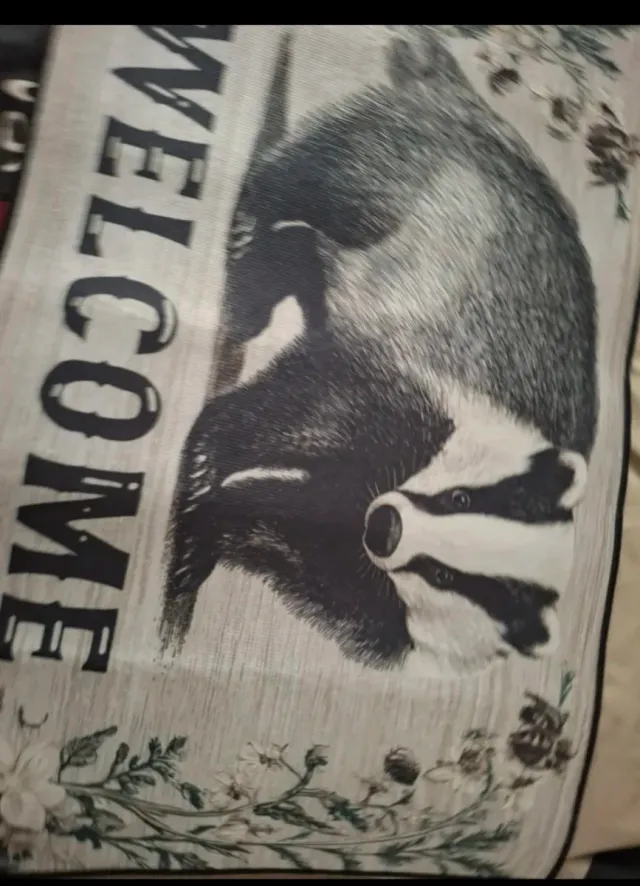 Alfombra Welcome Tejón Tela