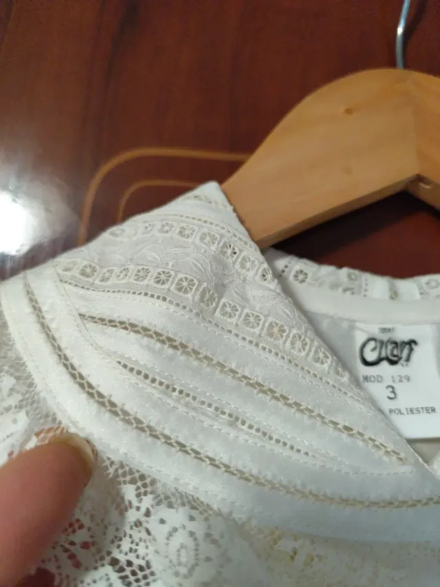 Abito da festa bianco per bambina