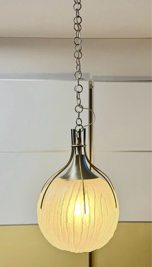 Lampadario e lampada Angelo Brotto Esperia