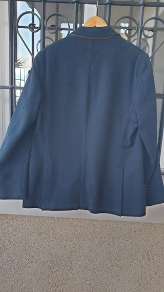 Blazer Azul Marino Massimo Dutti Hombre Talla M