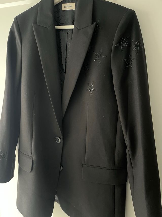 Americana Zadig & Voltaire Negra Talla XS