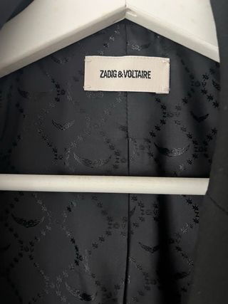 Americana Zadig & Voltaire Negra Talla XS