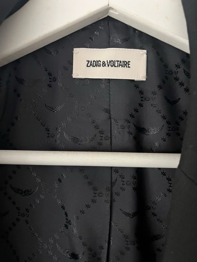 Americana Zadig & Voltaire Negra Talla XS