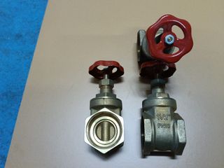 3 Llaves de Paso Compuerta 1 1/2