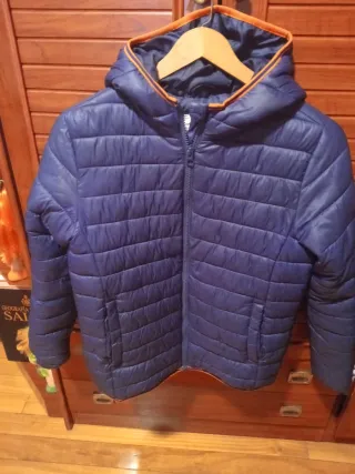 Chaqueta plumas PUPERTS azul Talla 12 AÑOS