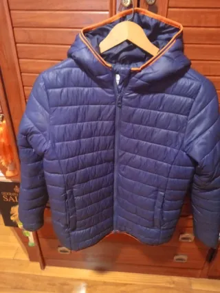 Chaqueta plumas PUPERTS azul Talla 12 AÑOS