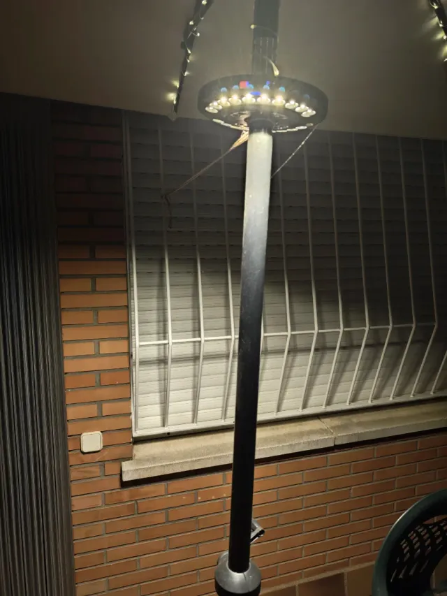 Luz LED Recargable USB para Sombrilla/Parasol