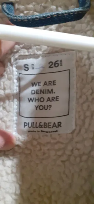 Cazadora vaquera Bershka forrada