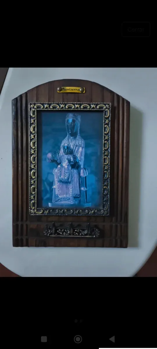 Porta llaves madera y metal