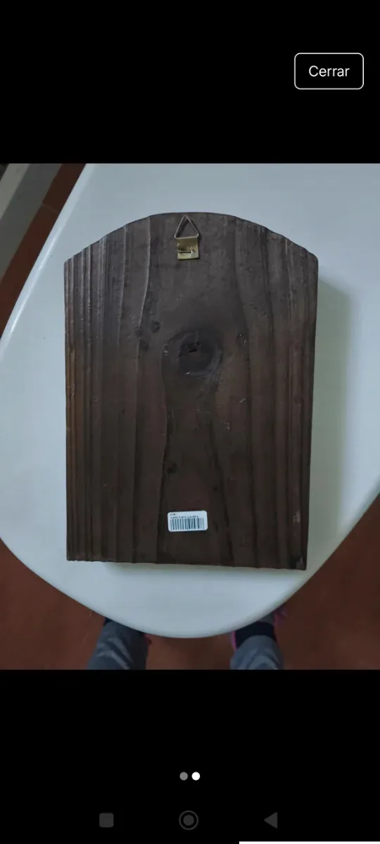 Porta llaves madera y metal