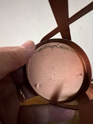 Porta candele Natale XMAS metallo dorato