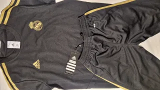 Conjunto Real Madrid Adidas Entrenamiento Negro/Do