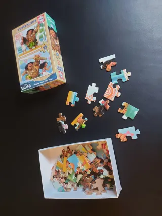 2 Puzzles Vaiana 25 Piezas Educa