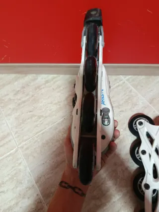 Patines en línea Oxelo morado y gris