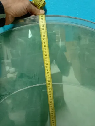 Cristal redondo para mesa el precio es x unidad