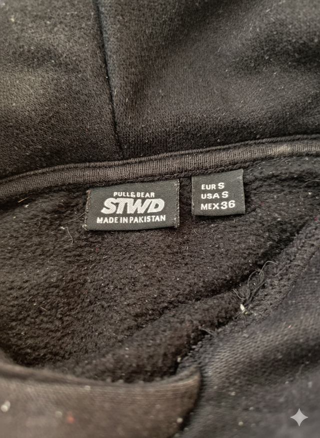 Sudadera con capucha color block