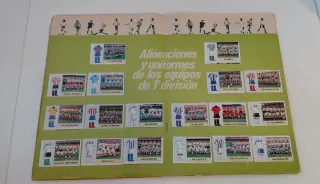 Album Cromos Liga 82/83 1ª División