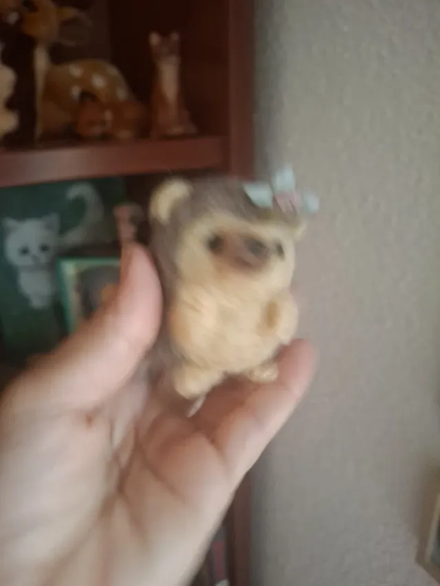 Erizo de fieltro, muñeco artesanal