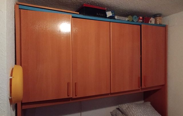 Armario puente dormitorio madera