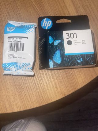 Cartuchos HP 301 Negro y Tricolor