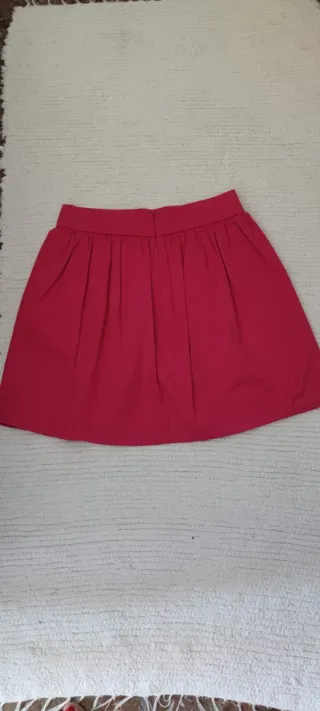 Falda fucsia