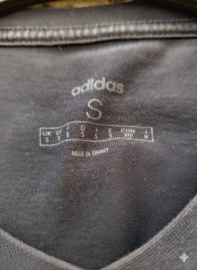 Camiseta Adidas Azul Marino