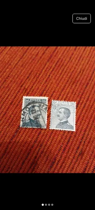 2 Francobolli Regno Italia Inizio '900