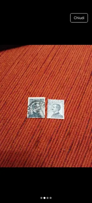 2 Francobolli Regno Italia Inizio '900