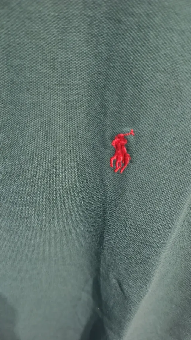 Polo Verde Militar Talla L